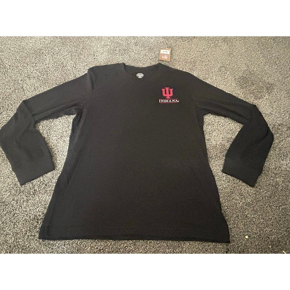 Indiana Hoosiers Black Large Rivalry Threads Long Sleeve Shirt (NWT)
